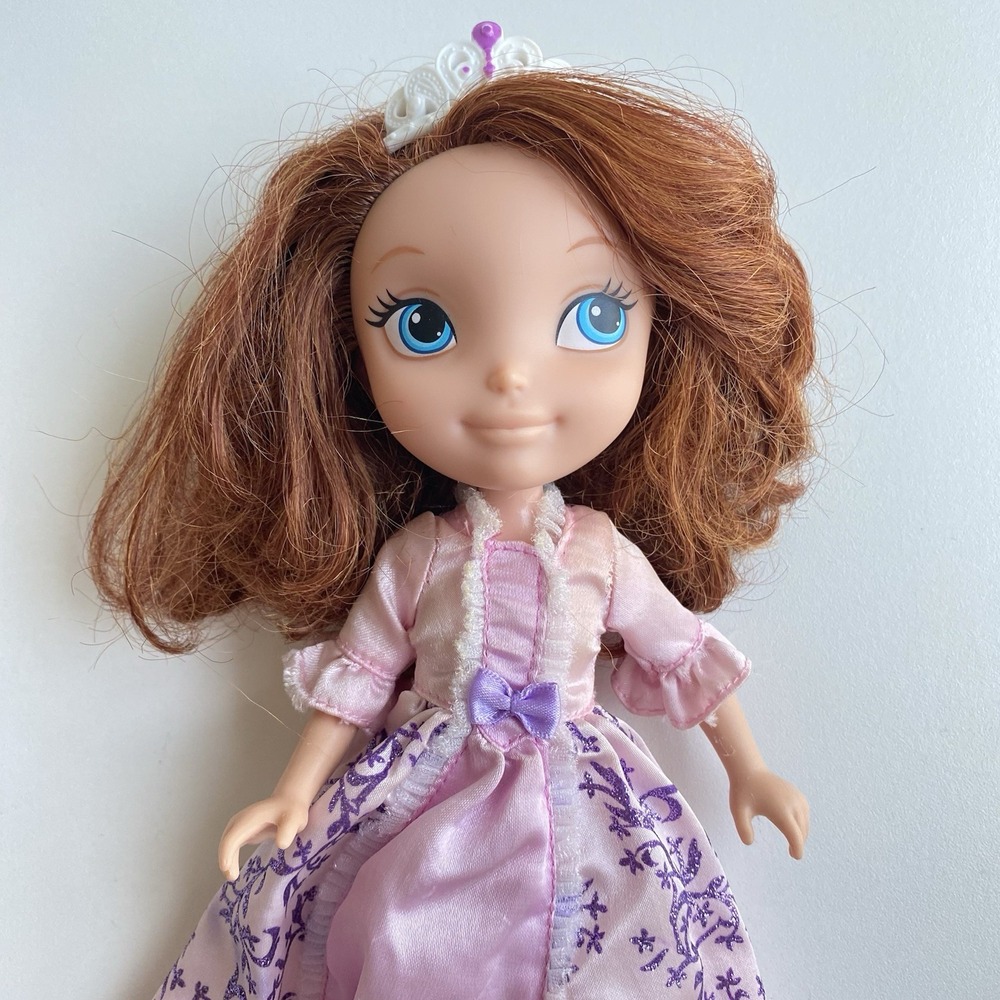 2012 Disney Sofia The First 11" Princess Sofia rare dendritic pattern pink dress